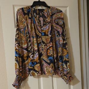 Sanctuary Multicolor Paisley Blouse